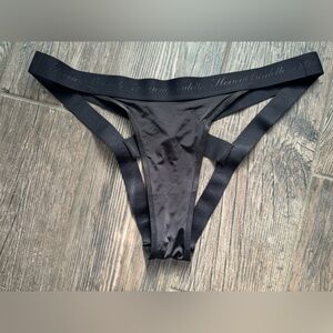 Brand New w/tags Honey Birdette Open Back Black Brief